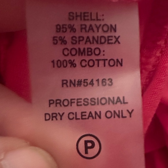 Calvin Klein Pink Lace Bodice Maxi Dress Size 6 - Picture 10 of 11